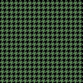 ( small ) houndstooth, black and green, check, halloween