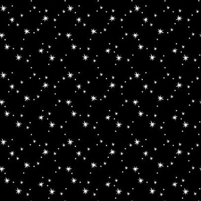 stars, black stars, space