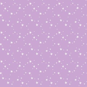 stars, white  stars, lilac