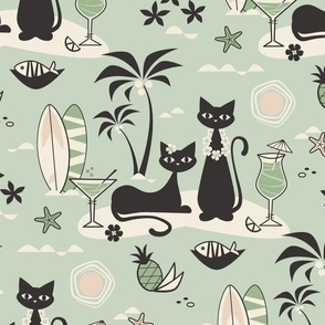 cats on vacation XL