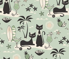 cats on vacation XL