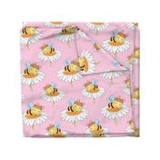 Bumble Bee Floral Pink Baby Girl Nursery 