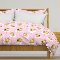 Bumble Bee Floral Pink Baby Girl Nursery 