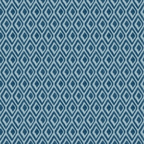 Diamond Grunge Texture - Navy