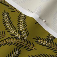  Fir Leaf - Chartreuse Green/Olive Green/Mustard