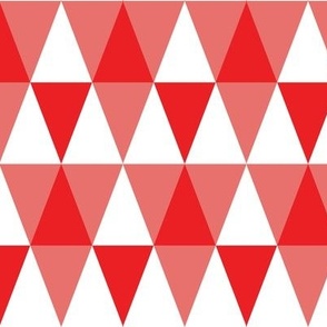 red and white triangles