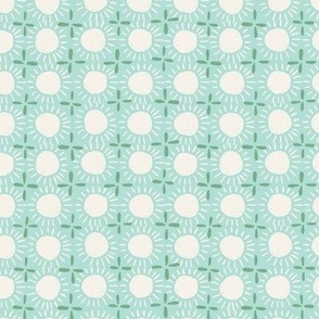 Sunshine Mosaic (mint blue) MED 