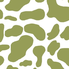 cow pattern 2 green