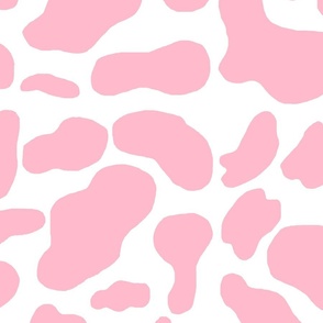 cow pattern 2 pink large