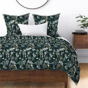 whimsical cactus nighty landscape - S