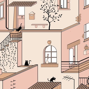 Geometric CAT city #1