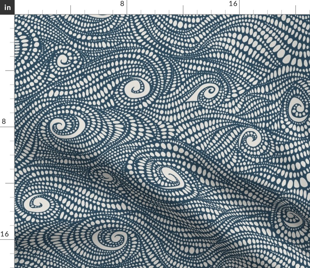 flow - ocean / sea waves - navy blue