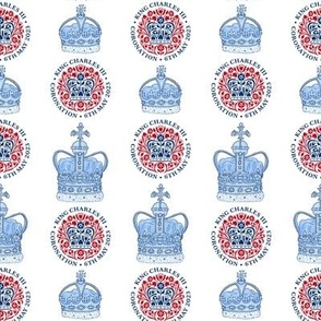 Coronation Emblem - blue