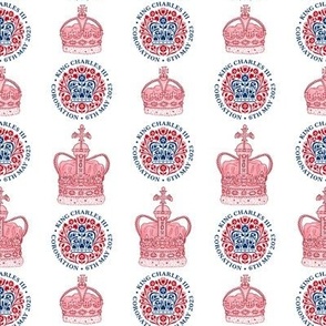 Coronation Emblem - red