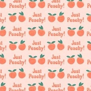 (small scale) Just Peachy! - peaches - summer peach - LAD23