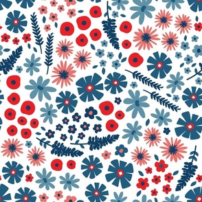 4th of July summer floral