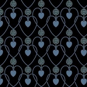 Voysey Heart Trees Large