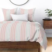 Atlas Cloth Stripes Coral ec5e57 and Jack Pine CC-660 5b726a