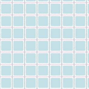 cross stitch grid square fills white