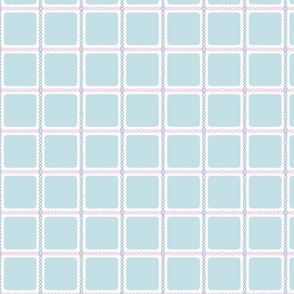 cross stitch grid square fills - off white