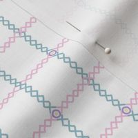 cross stitch grid white