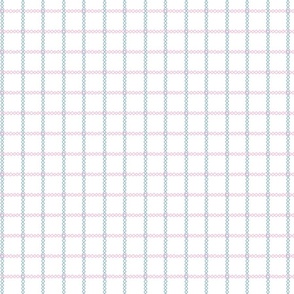 cross stitch grid white