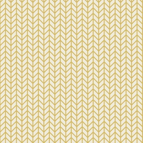 Chevron Herringbone Cream with gold lines - medium