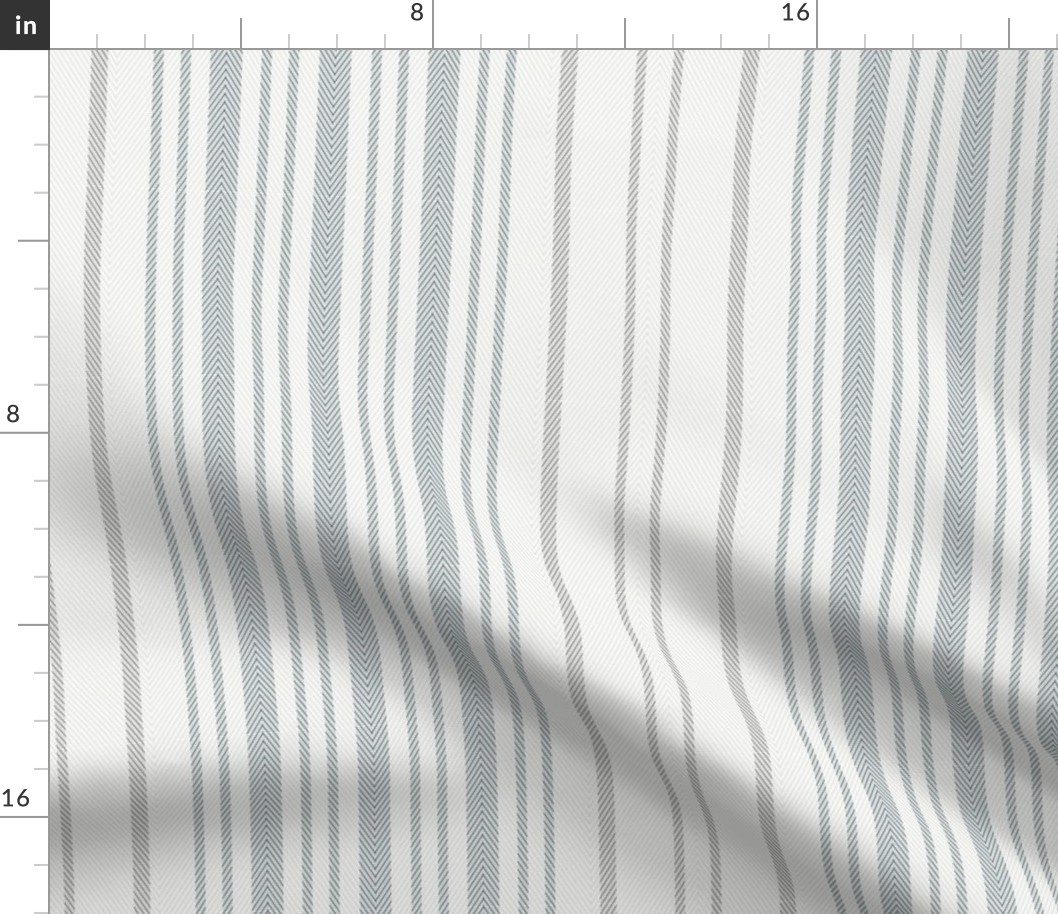 Atlas Cloth Stripes Slate 697a7e and Pewter 848681