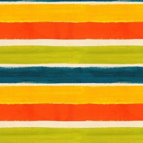 Bright Stripes - 12"x10"