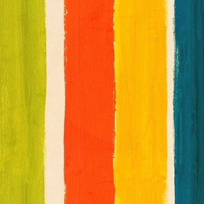 Bright Verticals - 21"x18"