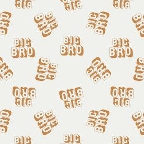 MINI big bro fabric - neutral boho siblings fabric