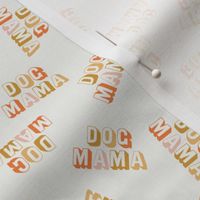 SMALL dog mama fabric - boho neutral fabric