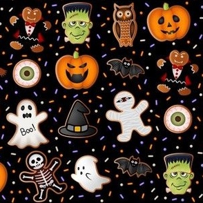 Halloween Icons (Medium) \\ Pumpkins  \\ Ghosts  \\ Mummy  \\ Scary