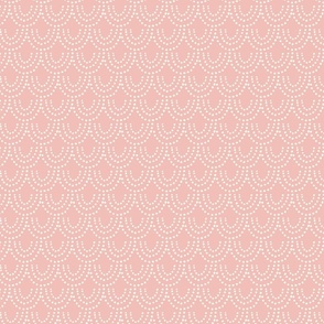 Dotted Scallop - Baby Pink