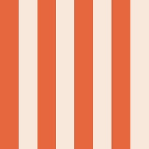 Beach Towel Stripes / Tropical Orange / Large