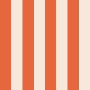 Beach Towel Stripes / Tropical Orange Small