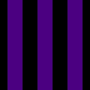 Indigo and Black Stripe  3 inch