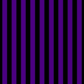 Indigo and Black Stripe  1 inch