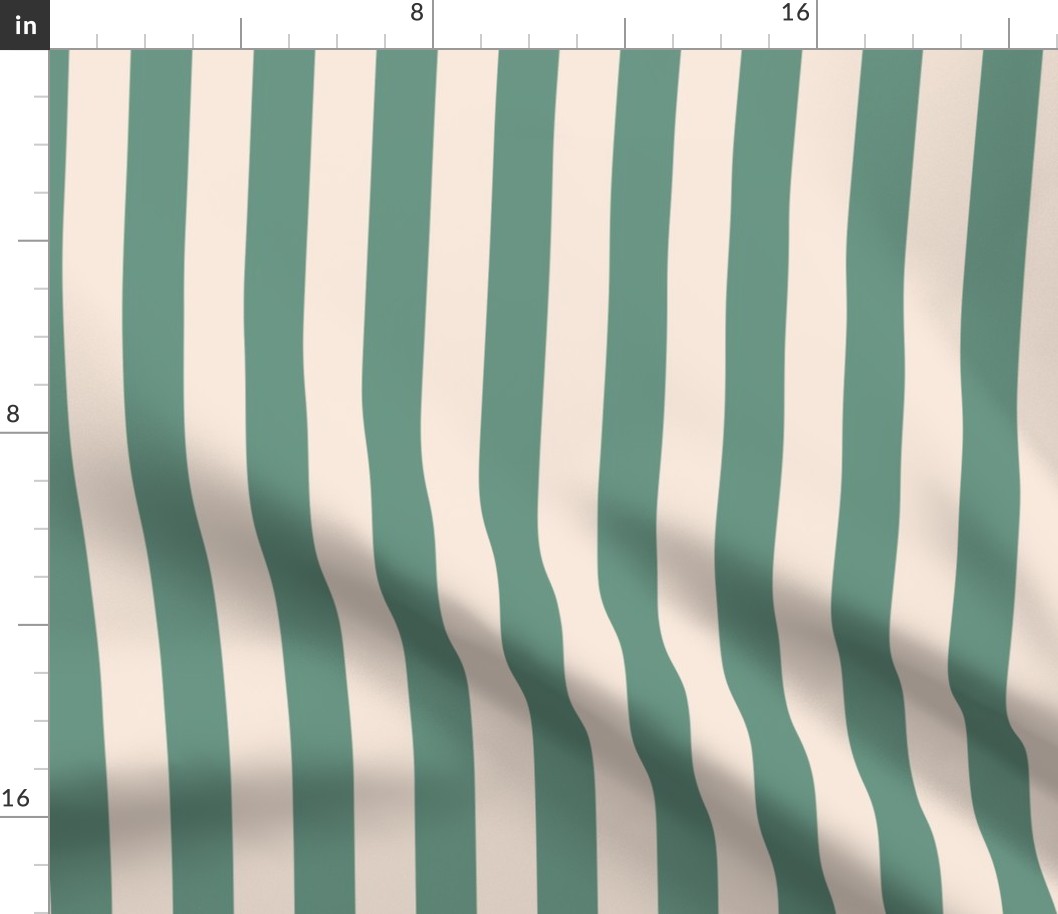 Beach Towel Stripes / Tropical Teal Medium