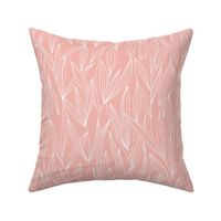 Pink leaves - FABRIC
