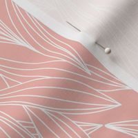 Pink leaves - FABRIC