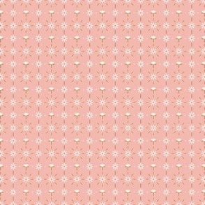 sweet daisies - pink FABRIC