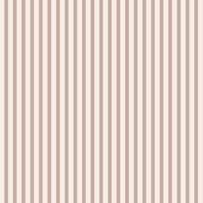 3x3 Vertical Stripes - Small Scale - Retro Pink/Cream Vertical Stripes - Colored Stripes