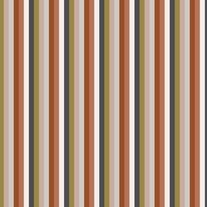 3x3 Vertical Stripes - Small Scale - Vertical Rainbow Stripes - Retro Colorful Stripes - Colored Stripes - Retro Stripes