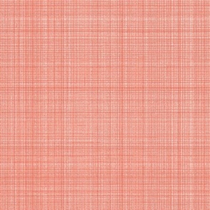 Classic Gingham Checks Plaid Natural Hemp Grasscloth Woven Texture Classy Elegant Simple Pink Blender Bright Pastel Summer Mona Lisa Light Shell Pink FF9F8C Fresh Modern Abstract Geometric