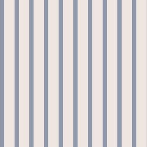 Ivory and light pastel blue stripes