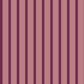 Plum purple and light mauve pink simple stripes