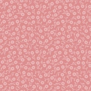 Prairie Flowers - Small - Rose Lemonade Pink & Blush Petal Pink - Spring Bloom