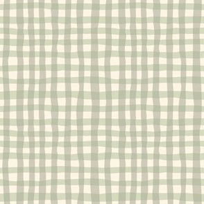 Paper Gingham (small) Celadon