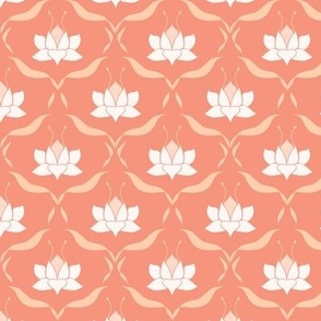 Solo blossom romantic floral, coral